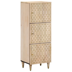 Szafka, 40x33x110 cm, lite drewno mango