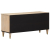 Szafka pod telewizor, 100x33x46 cm, lite drewno mango