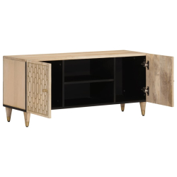 Szafka pod telewizor, 105x33x46 cm, lite drewno mango
