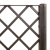 Donica ogrodowa z kratką, brązowa, 160x120x142 cm, PP
