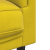 Sofa 2-osobowa z poduszkami, żółta, aksamit
