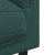 Sofa 3-osobowa z poduszkami, ciemnozielona, aksamit