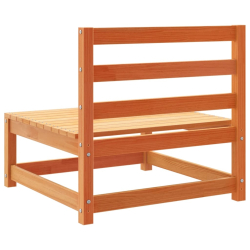 8-cz. zestaw wypoczynkowy do ogrodu, woskowy brąz, sosnowy