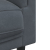 Sofa 3-osobowa z poduszkami, ciemnoszara, aksamit