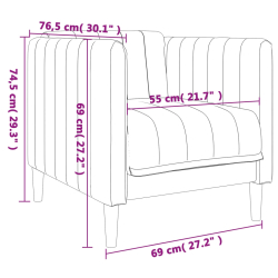 Fotel, jasnoszary, tapicerowany tkaniną