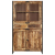 Kredens, 100x40x175 cm, surowe drewno mango
