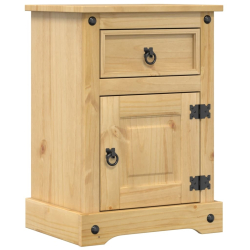 Szafka nocna Corona, 45x35x64 cm, lite drewno sosnowe