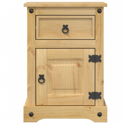 Szafka nocna Corona, 45x35x64 cm, lite drewno sosnowe