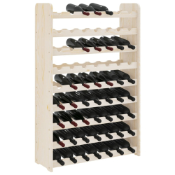 Stojak na wino, 72,5x25x111,5 cm, lite drewno sosnowe