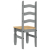 Krzesła stołowe Corona, 2 szt., szare, 42x47x107 cm, sosnowe