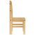 Krzesła stołowe, 2 szt., 40x46x99 cm, lite drewno sosnowe