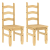 Krzesła stołowe Corona, 2 szt., 42x47x107 cm, drewno sosnowe