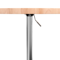 Stolik barowy, Ø60x90,5 cm, lite drewno bukowe