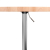 Stolik barowy, Ø60x90,5 cm, lite drewno bukowe