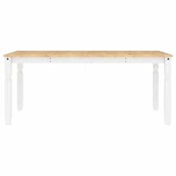 Stół jadalniany Corona, biały, 180x90x75 cm, drewno sosnowe