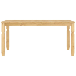 Stół jadalniany Corona, 160x80x75 cm, lite drewno sosnowe