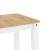 Stół jadalniany Panama, biały, 117x60x75 cm, drewno sosnowe