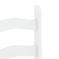 Krzesła stołowe Corona, 2 szt., białe, 42x47x107 cm, sosnowe