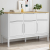 Szafka FLORO, biała, 114x43x74 cm, lite drewno sosnowe
