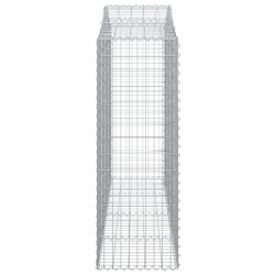 Kosze gabionowe, 50 szt, 200x50x140/160cm, galwanizowane żelazo
