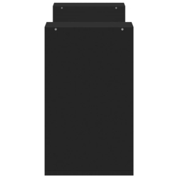 Szafki pod telewizor, 2 szt., czarne, 75x30x50 cm