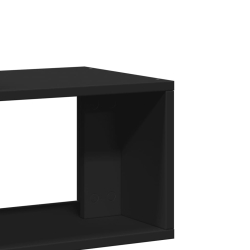 Szafki pod telewizor, 2 szt., czarne, 75x30x50 cm