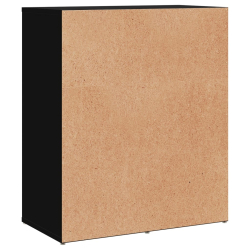Szafka, czarna, 60x31x70 cm, materiał drewnopochodny