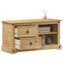 Szafka pod TV Corona, 100x40x52 cm, lite drewno sosnowe