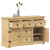 Komoda Corona, 115x40x76 cm, lite drewno sosnowe