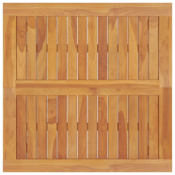 Stół Batavia, 85x85x75 cm, lite drewno tekowe