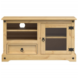 Szafka pod TV Corona, 100x45x58 cm, lite drewno sosnowe