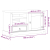 Szafka pod TV Corona, 100x45x58 cm, lite drewno sosnowe