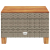 Stolik ogrodowy, szary, 55x55x36 cm rattan PE i drewno akacjowe