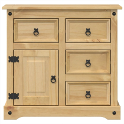 Komoda Corona, 87x40x76 cm, lite drewno sosnowe