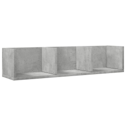 Szafka wisząca, szarość betonu, 75x18x16,5 cm