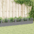 Donica ogrodowa na kołkach, jasnoszara, 363,5x43,5x43,5 cm, PP