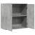 Szafka, szarość betonu, 79x38x80 cm, materiał drewnopochodny