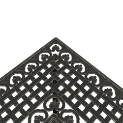 3-częściowy zestaw mebli bistro, brązowy, odlewane aluminium