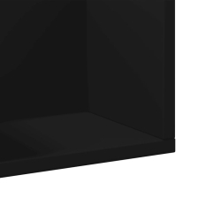 Szafka wisząca, czarna, 99x18x16,5 cm, materiał drewnopochodny
