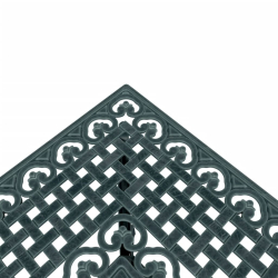 3-częściowy zestaw mebli bistro, zielony, odlewane aluminium