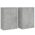 Szafki, 2 szt., szarość betonu, 60x31x84 cm