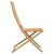 Składane krzesła ogrodowe, 2 szt., 46x66x99 cm, bambusowe