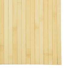 Parawan, jasny naturalny, 165x600 cm, bambusowy