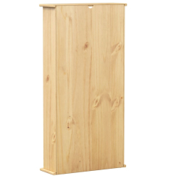 Szafka na płyty CD Corona, 52x17,5x103 cm, lite drewno sosnowe