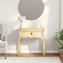 Stolik konsolowy Corona, 73x35x73 cm, lite drewno sosnowe