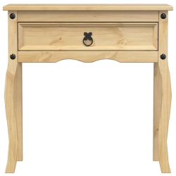 Stolik konsolowy Corona, 73x35x73 cm, lite drewno sosnowe