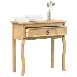 Stolik konsolowy Corona, 73x35x73 cm, lite drewno sosnowe