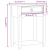 Stolik konsolowy Corona, 55x35x73 cm, lite drewno sosnowe