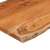 Blat do stołu, 80x60x2,5 cm, drewno akacjowe, naturalna krawędź