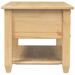Stolik kawowy z szufladami Corona, 100x48x45 cm, drewno sosnowe